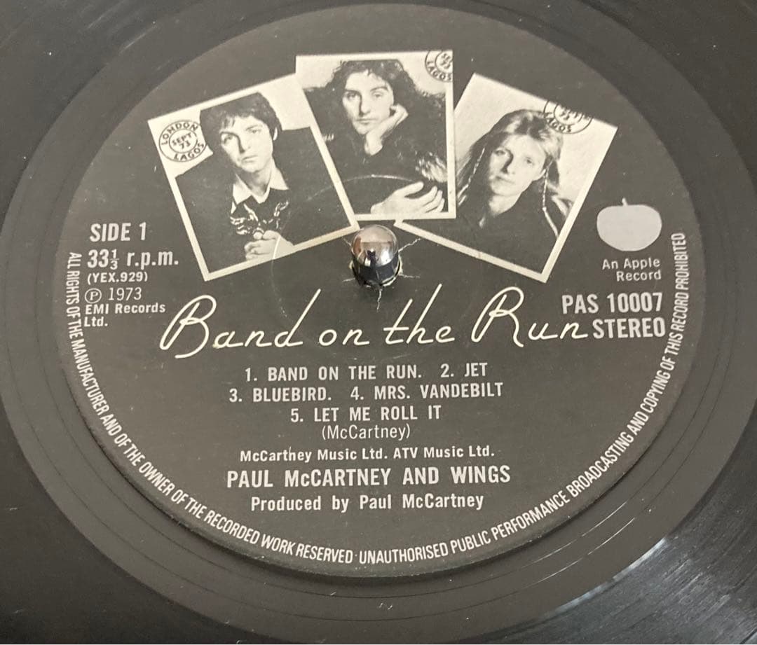 ラウドカット盤/バンド・オン・ザ・ラン/ポール・マッカートニー&ウイングスLP