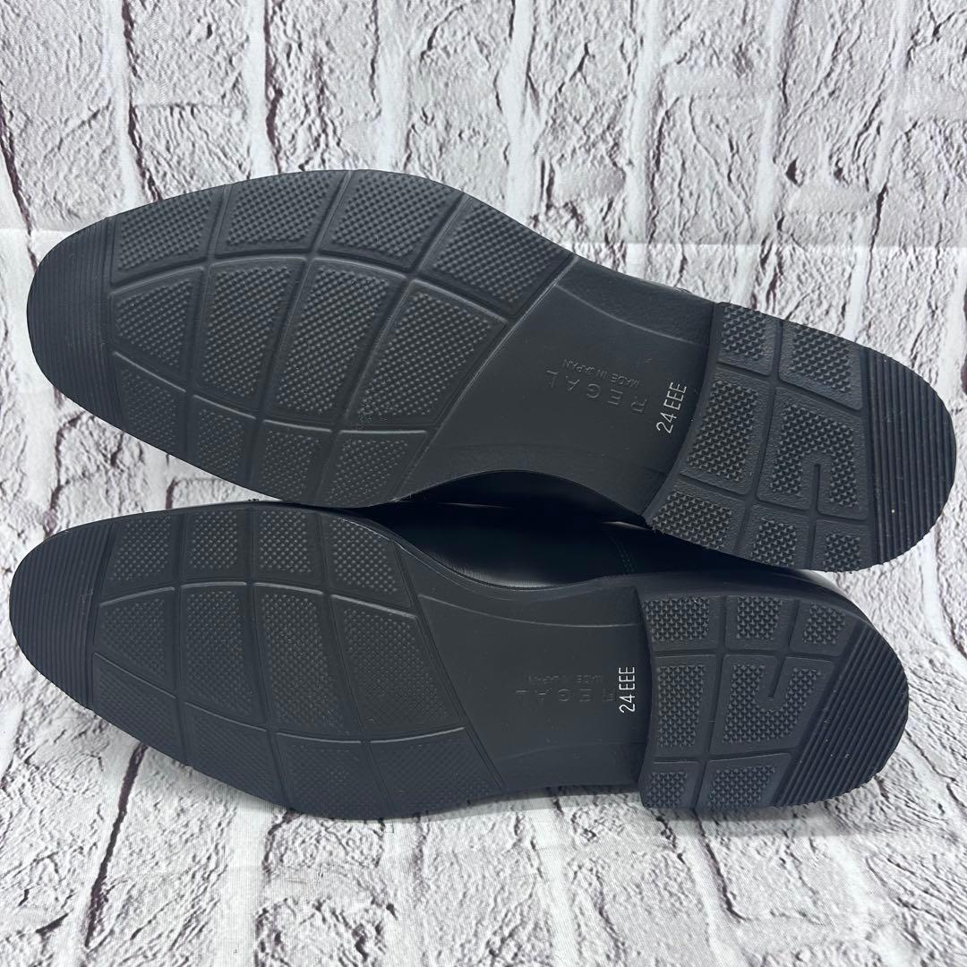 【未使用】REGAL ビジネスシューズ ストレートチップ 革靴 幅広 軽量 本革