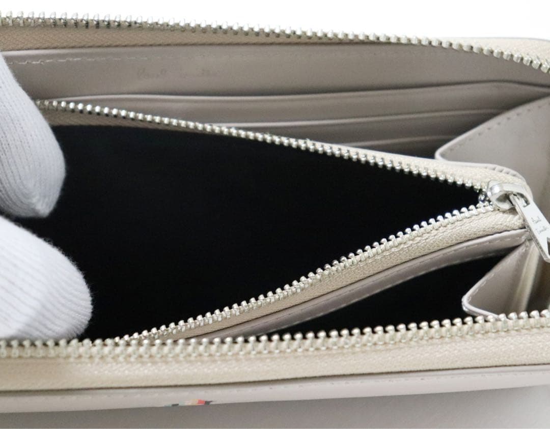 《ポールスミス》新品 ラッキーラビット レザーラウンドファスナー式長財布