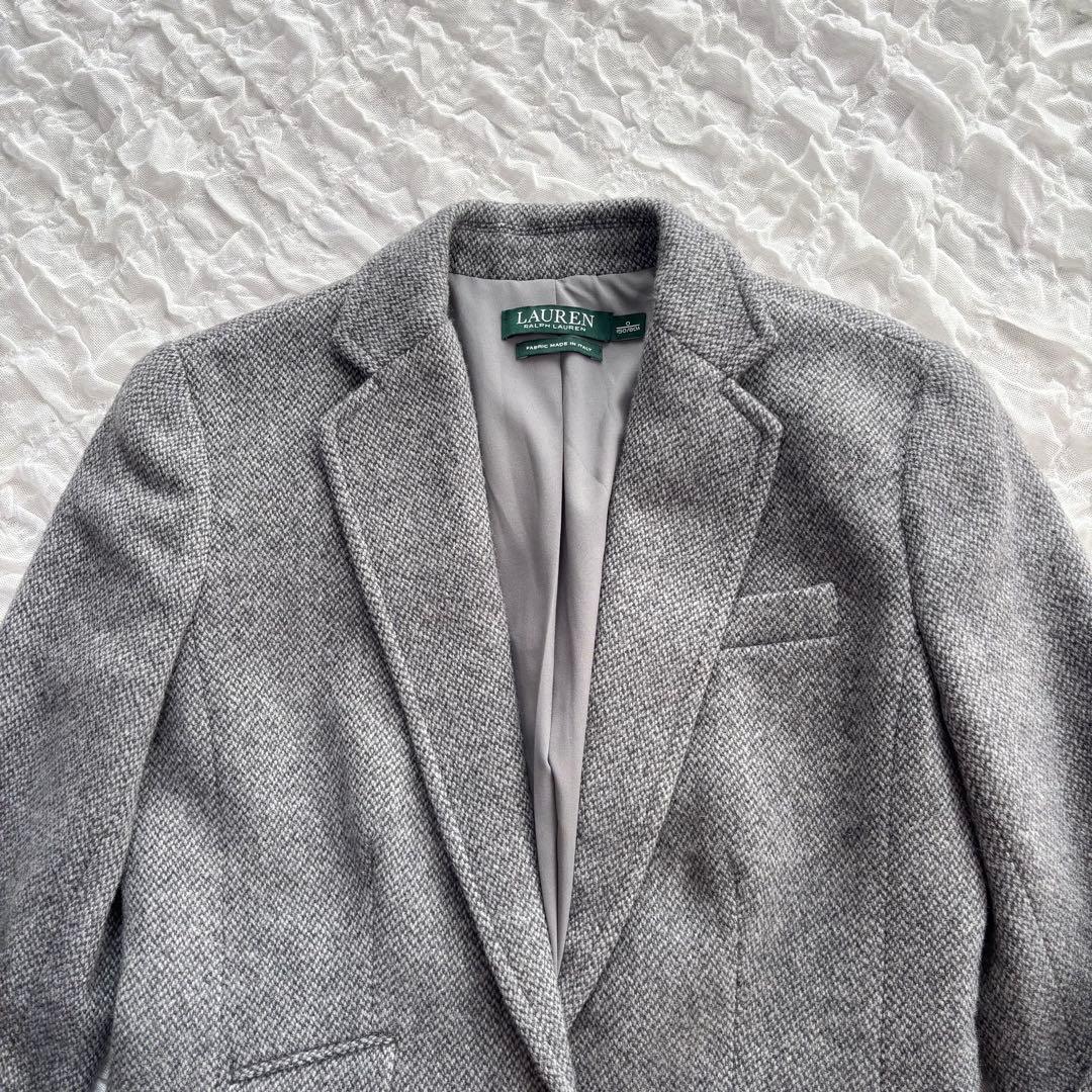 【1度着用のみ美品】 ローレンラルフローレン ウールテーラードジャケット