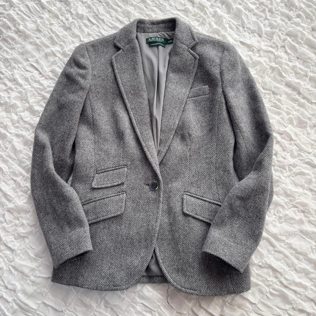 【1度着用のみ美品】 ローレンラルフローレン ウールテーラードジャケット