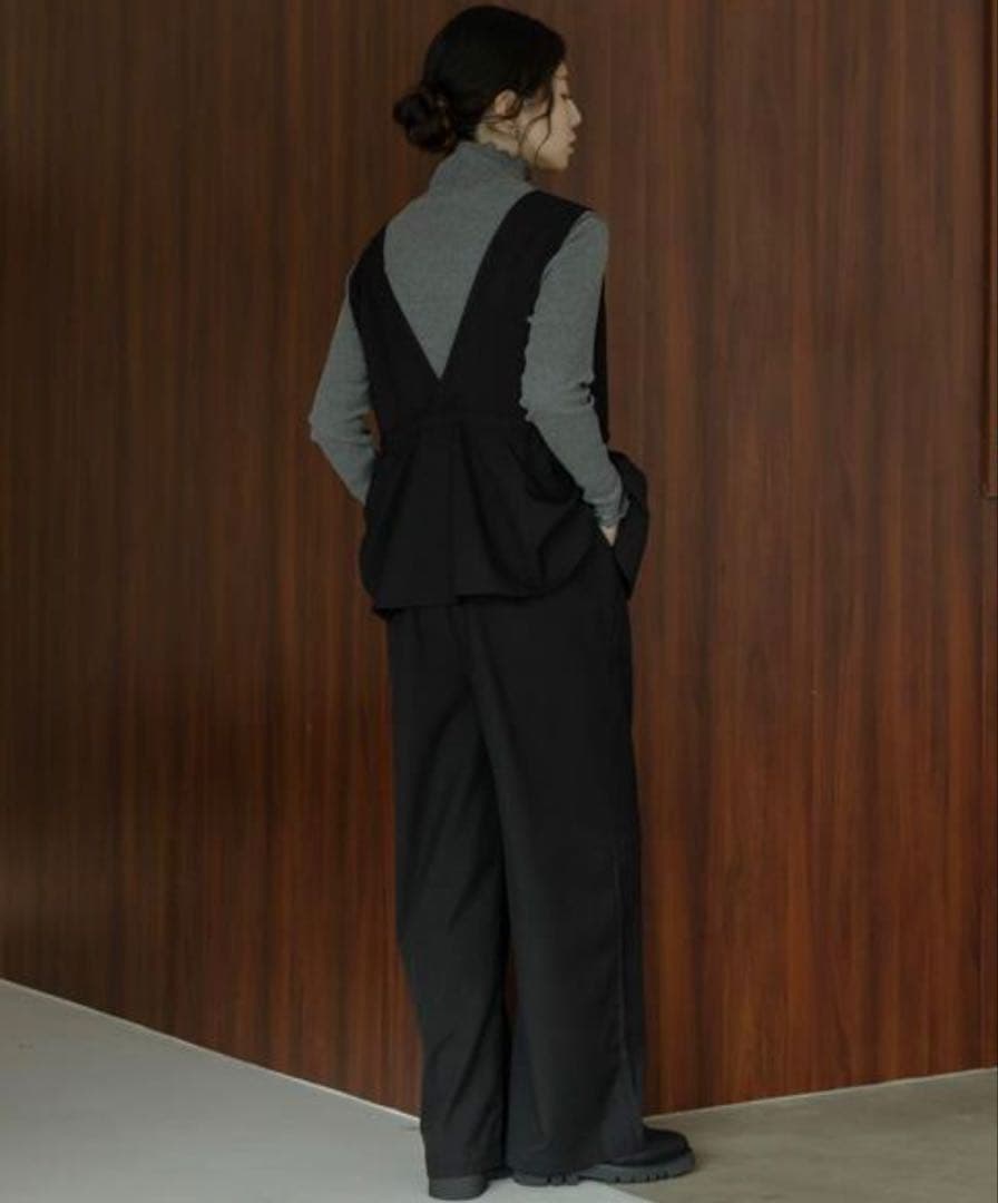 アーバンリサーチサニーレーベル　ペプラムオールインワン