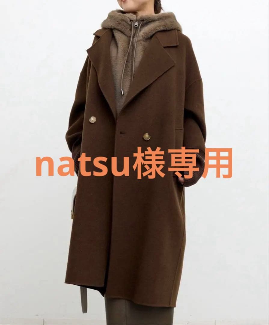 専用【LOU ANDREA/ルーアンドレア】RIB WOOL COAT