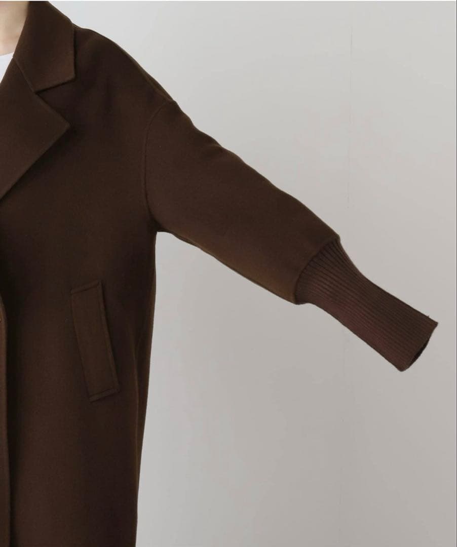 専用【LOU ANDREA/ルーアンドレア】RIB WOOL COAT