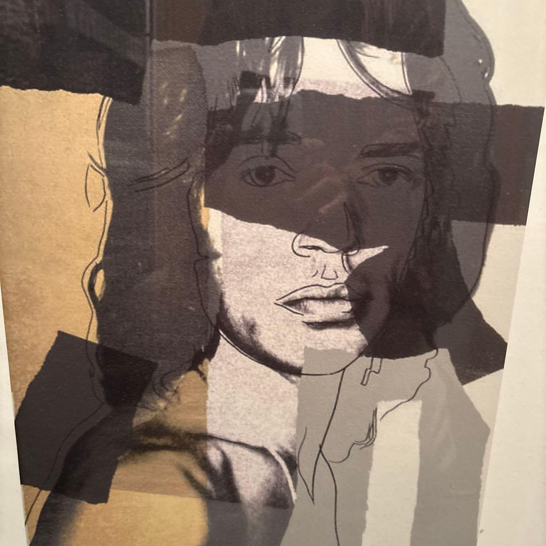 アンディ ウォーホル リトグラフ 「ミック ジャガー」レプリカ