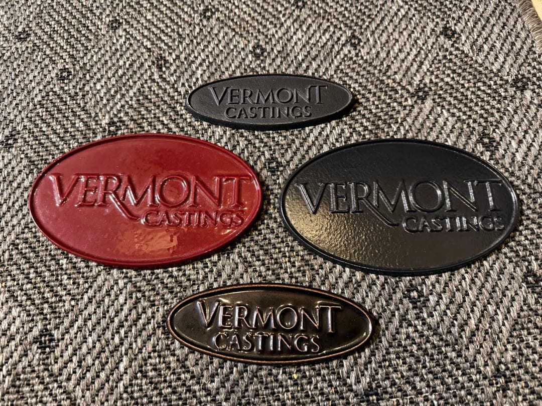 VERMONT CASTINGS 鋳鉄製　ホウロウレッド　カラーサンプルプレート