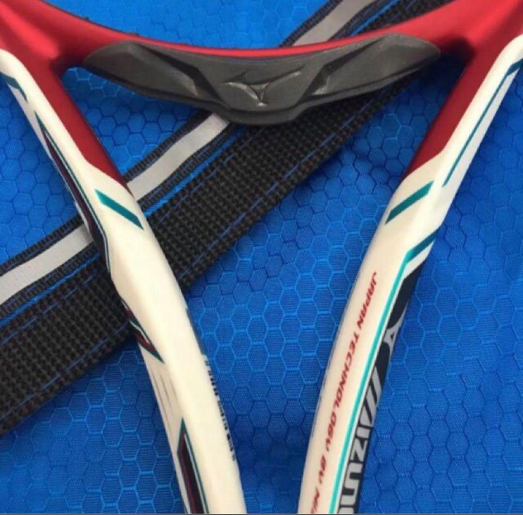 送料無料 新品 ミズノ 軟式テニスラケット フレーム(ガットなし) カバーつき