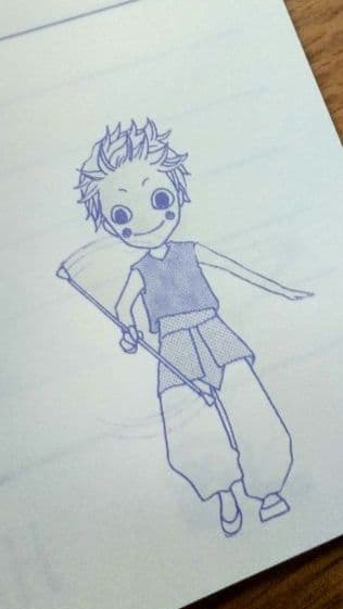 駒田圭介(サイン入り) バトントワリング選手 ノート