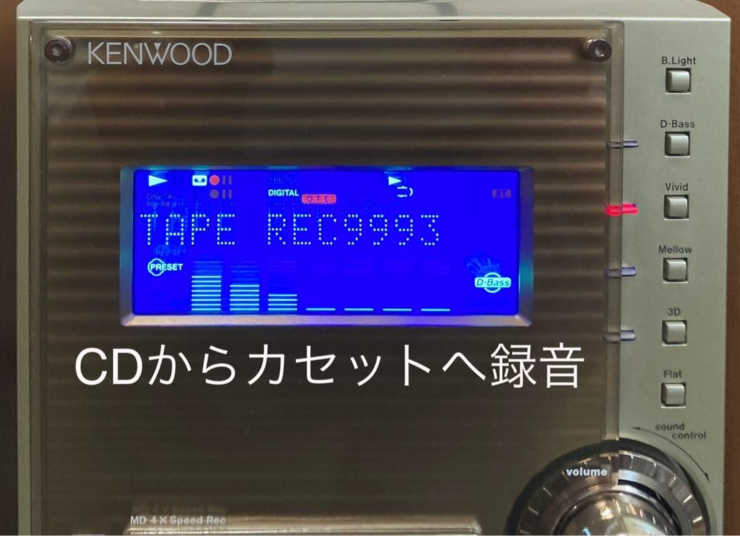 【美品】ケンウッドRXD-SL3MDオールインワン・希少可動品