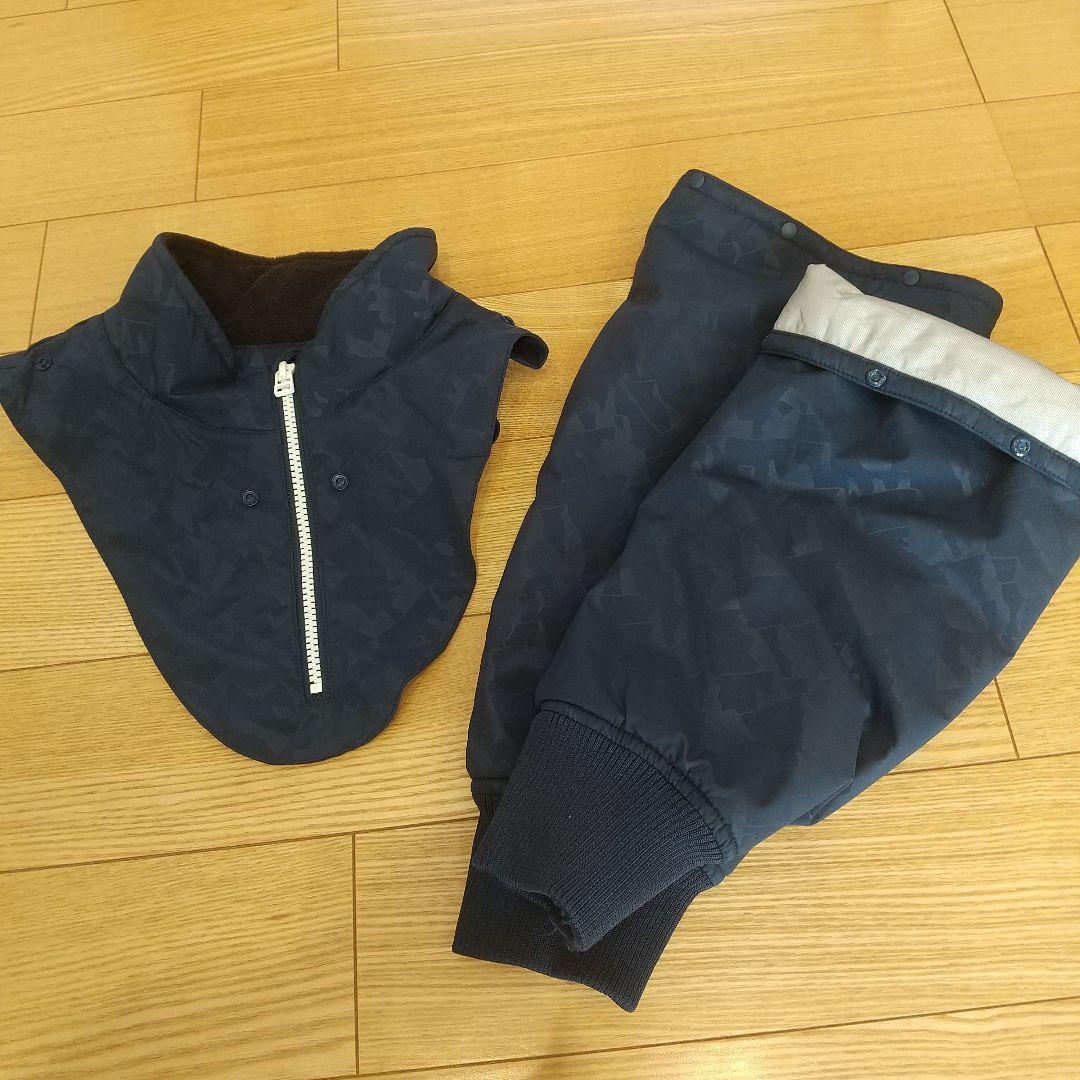 【美品】NEW BALANCE GOLF 迷彩柄ジャケット ネイビー