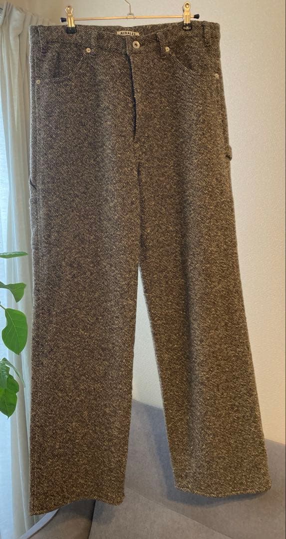パンツ AURALEE spun Tweed Painter Pants