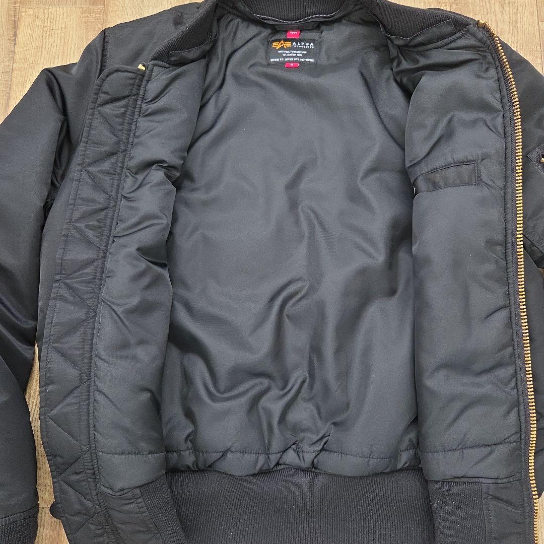 アルファインダストリーズ MA-1 フライトジャケット ブラック M