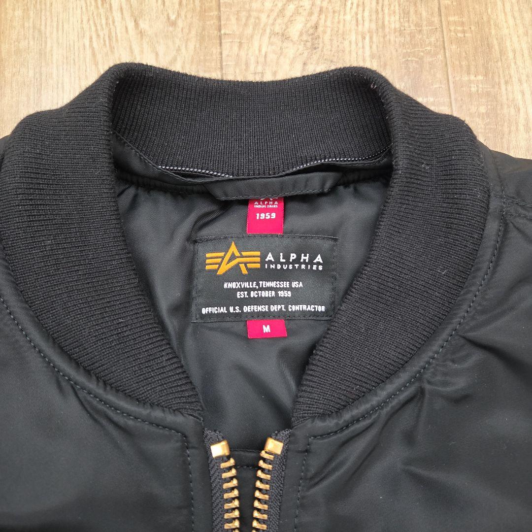 アルファインダストリーズ MA-1 フライトジャケット ブラック M