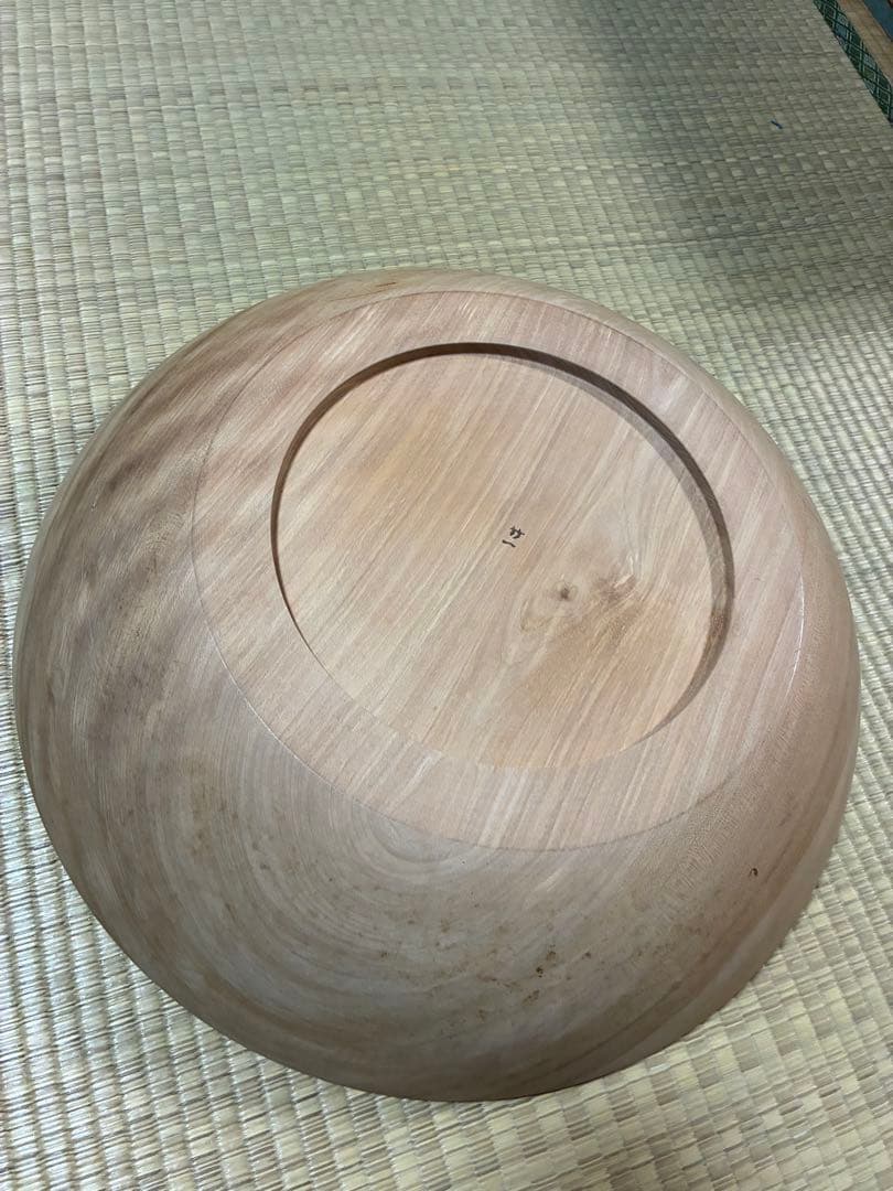 革職人　木製 天然木　寿司桶 こね鉢　直径46cm