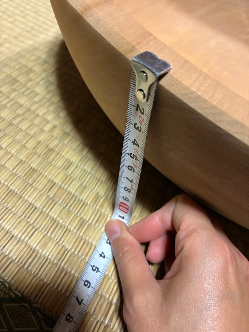 革職人　木製 天然木　寿司桶 こね鉢　直径46cm