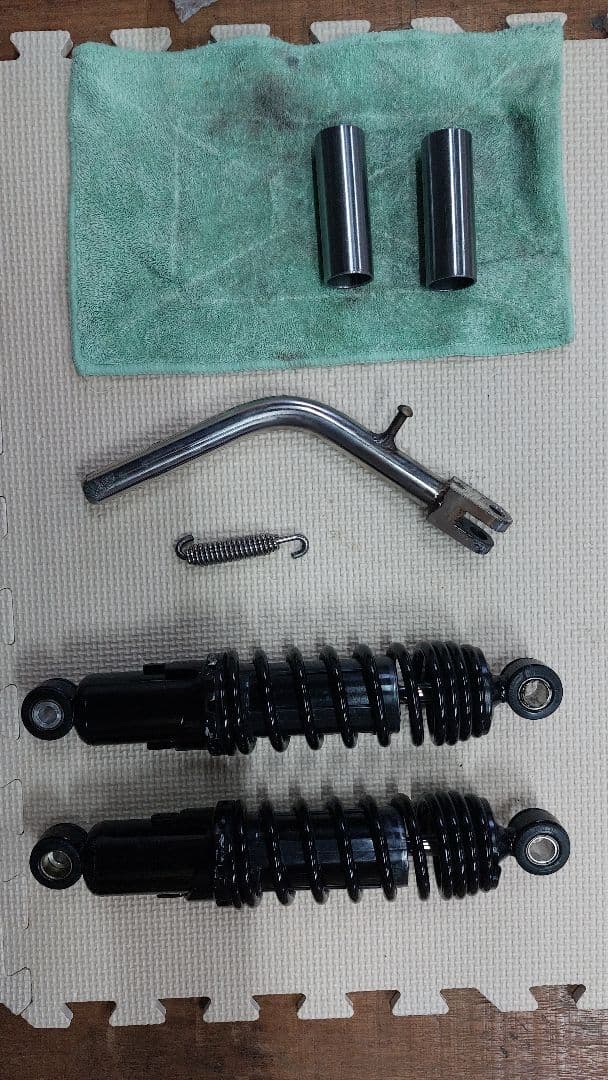 w650ローダウンキット黒 付属品一式