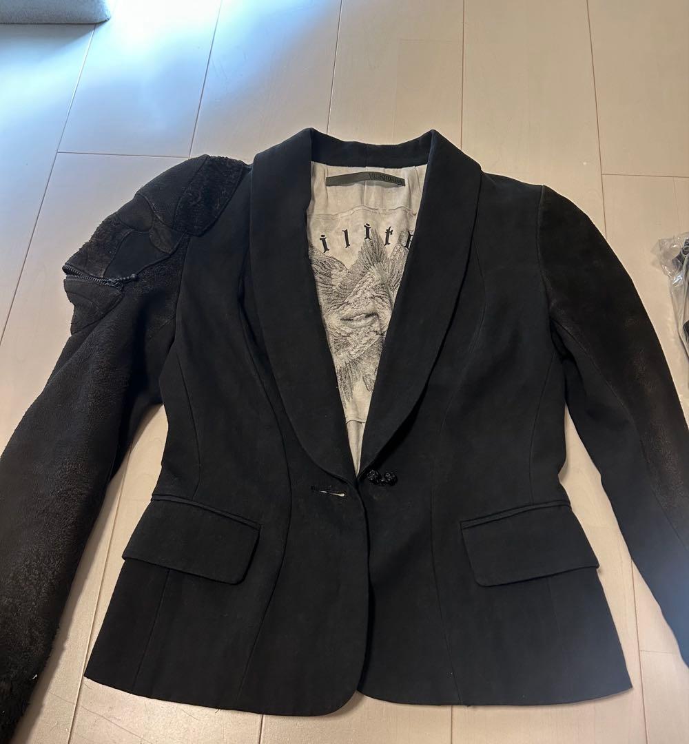 YUUKIOGURA スカルつきジャケット　レディース　s