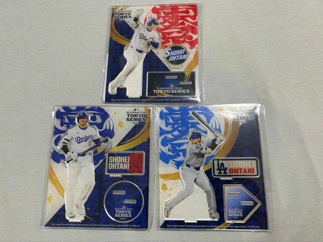 Shohei Ohtani MLB東京シリーズ　アクリルスタンド3枚セット