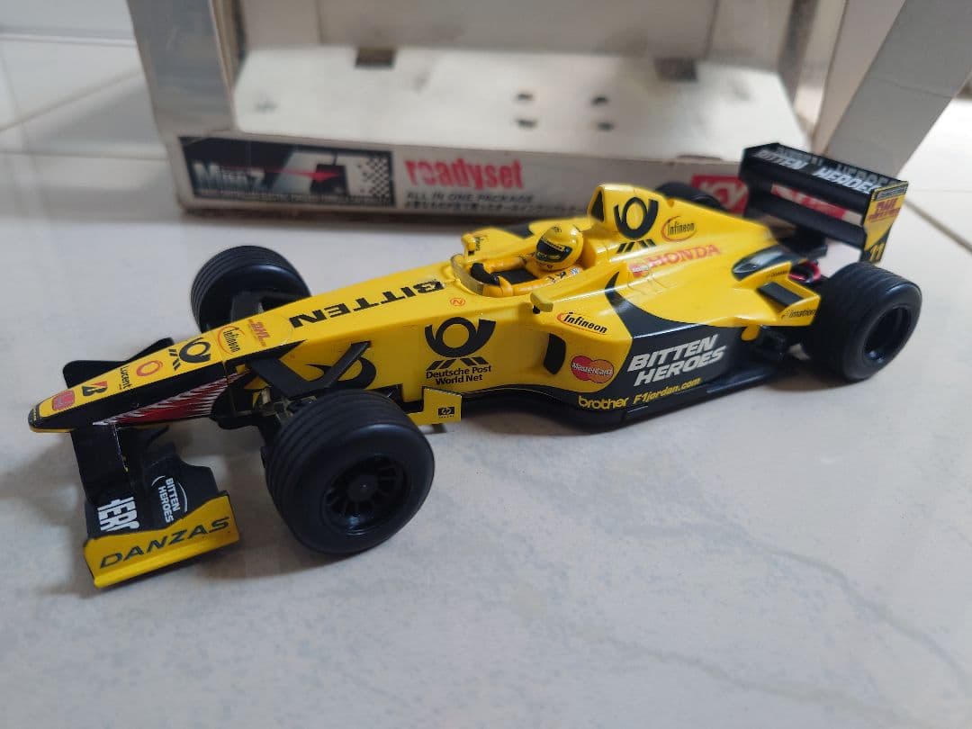 当時物 京商 ミニッツ F1 ジョーダンホンダ EJ11 ヤルノ・トゥルーリ