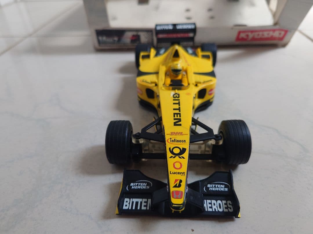 当時物 京商 ミニッツ F1 ジョーダンホンダ EJ11 ヤルノ・トゥルーリ