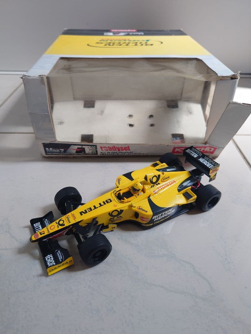 当時物 京商 ミニッツ F1 ジョーダンホンダ EJ11 ヤルノ・トゥルーリ