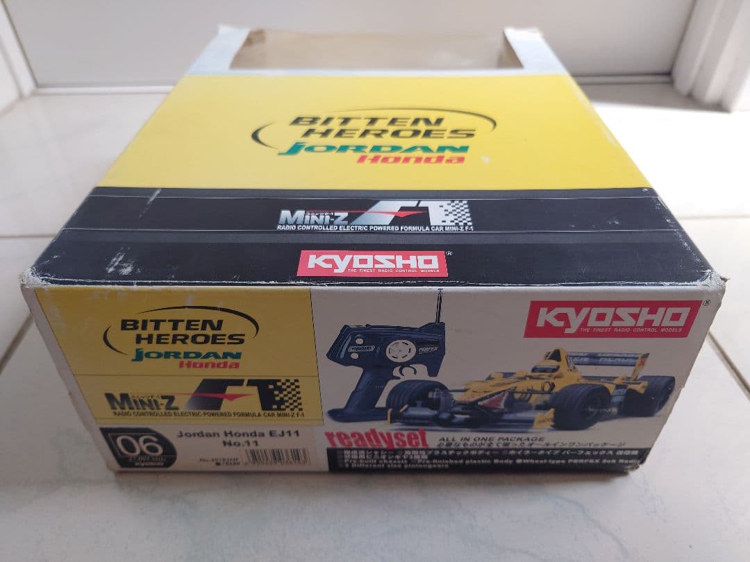 当時物 京商 ミニッツ F1 ジョーダンホンダ EJ11 ヤルノ・トゥルーリ