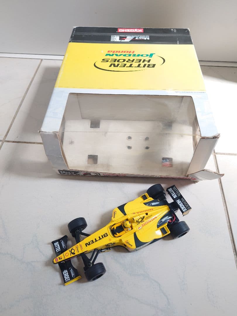 当時物 京商 ミニッツ F1 ジョーダンホンダ EJ11 ヤルノ・トゥルーリ