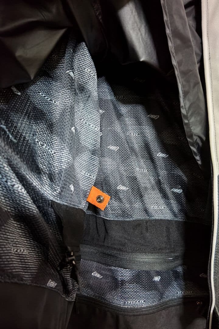 こじHYODフード付きメッシュジャケット グレー/オレンジメンズLサイズ
