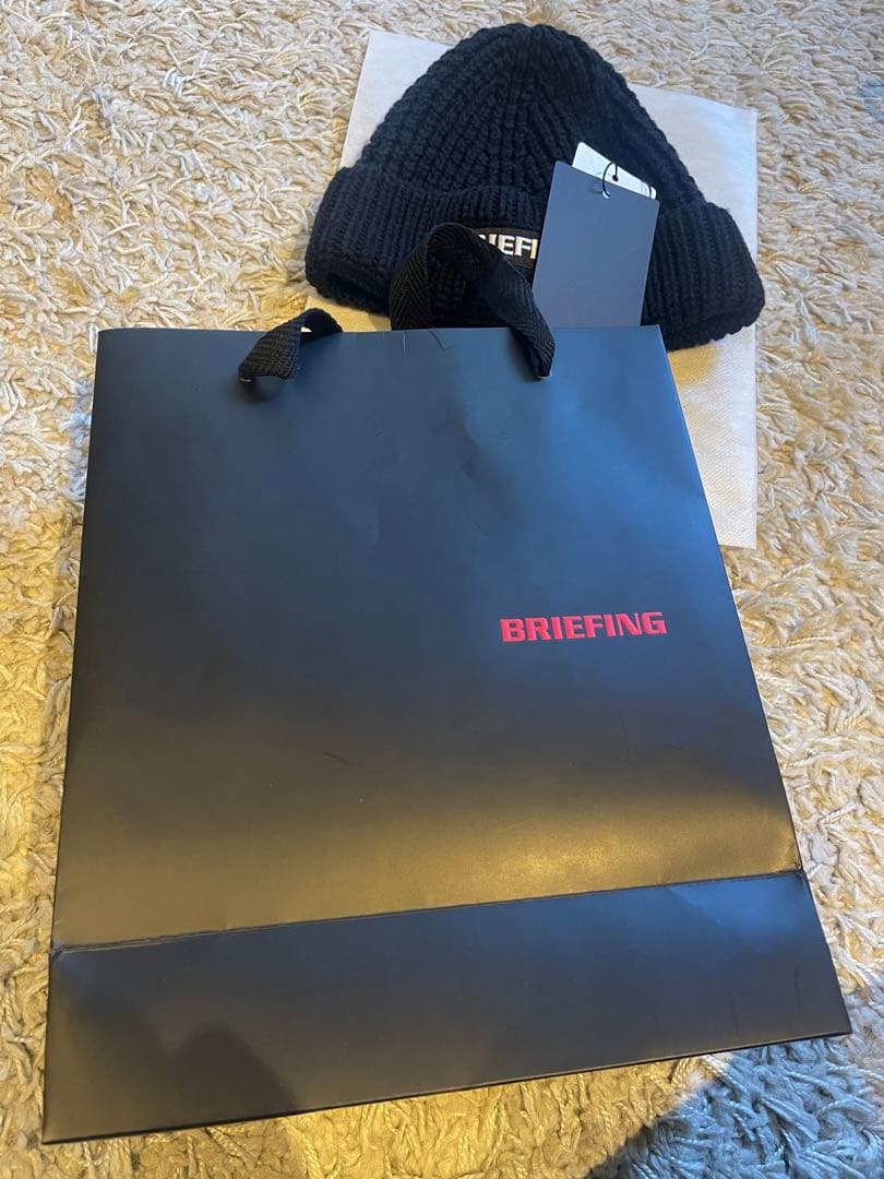 [新品未使用] 【完売品】ブリーフィング ゴルフWOOL BEANIE ブラック