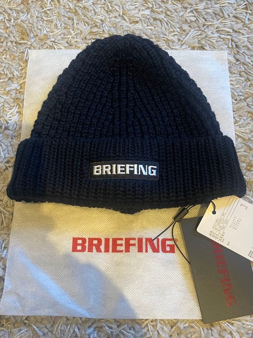 [新品未使用] 【完売品】ブリーフィング ゴルフWOOL BEANIE ブラック