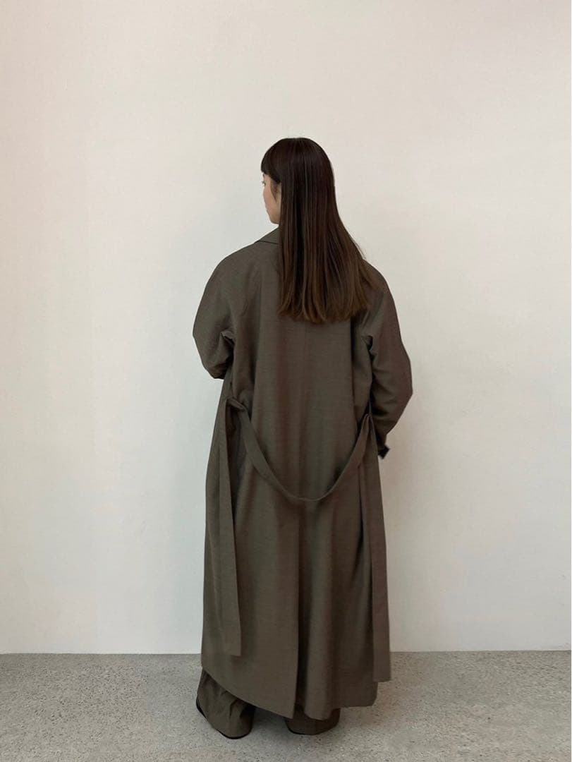 anuke アンヌークSoutiencollar Raglan Coat