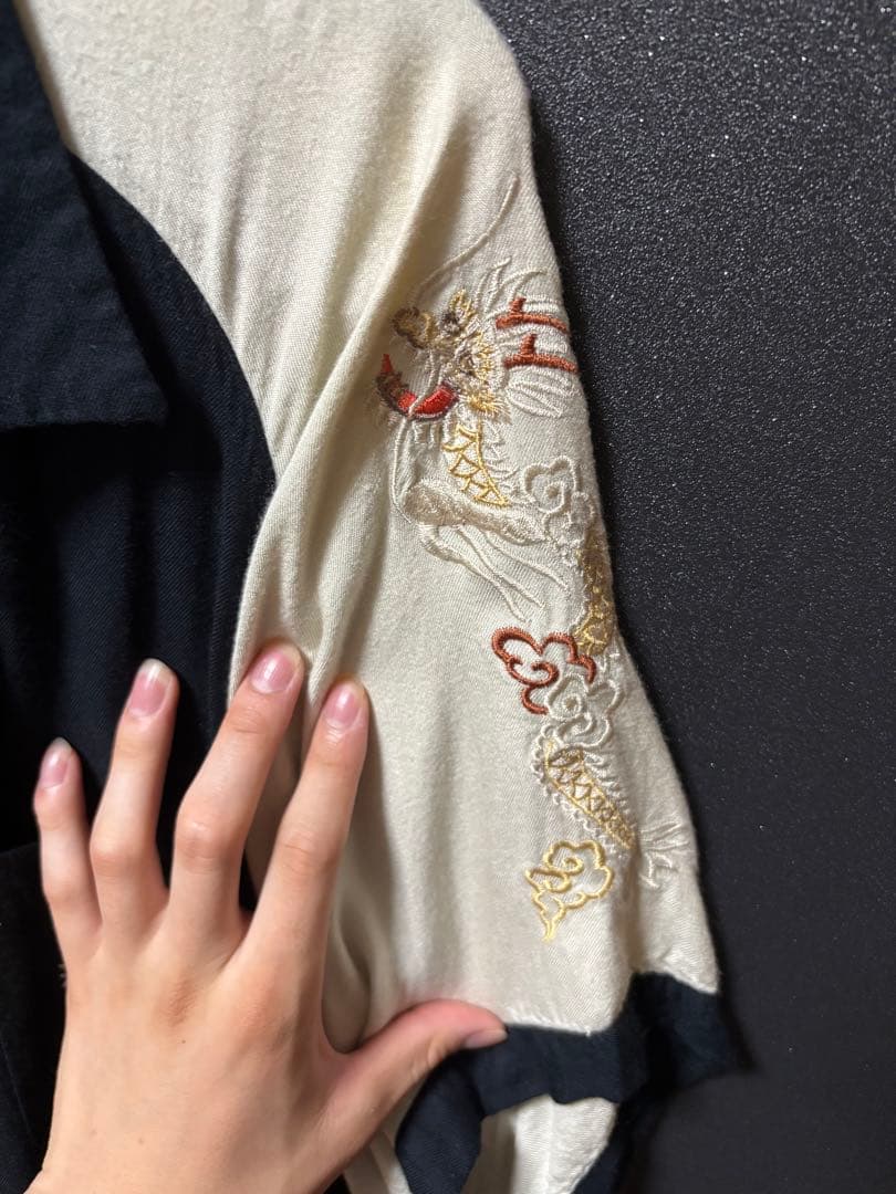 HOUSTONスカシャツ　スーベニア　別珍