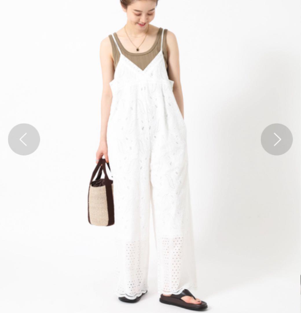 IENA イエナ レース オールインワン サロペット 白 美品