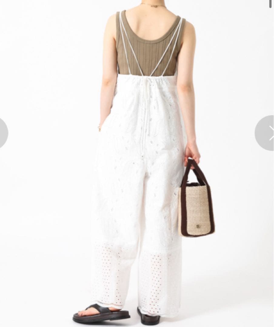 IENA イエナ レース オールインワン サロペット 白 美品