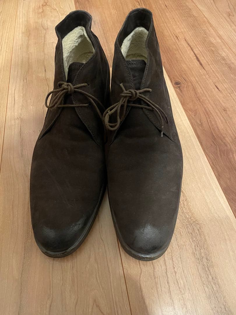激レア　ベルルッティ シアリングムートン アンクルチャッカブーツ 正規品