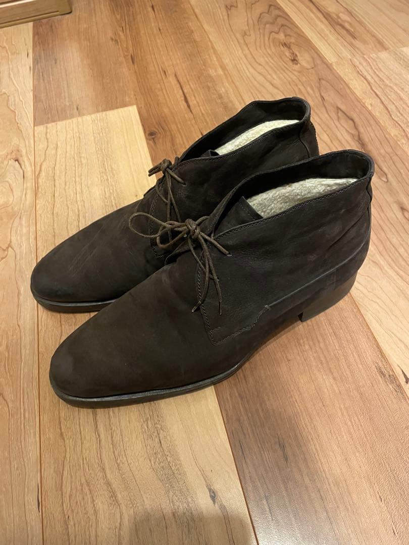 激レア　ベルルッティ シアリングムートン アンクルチャッカブーツ 正規品