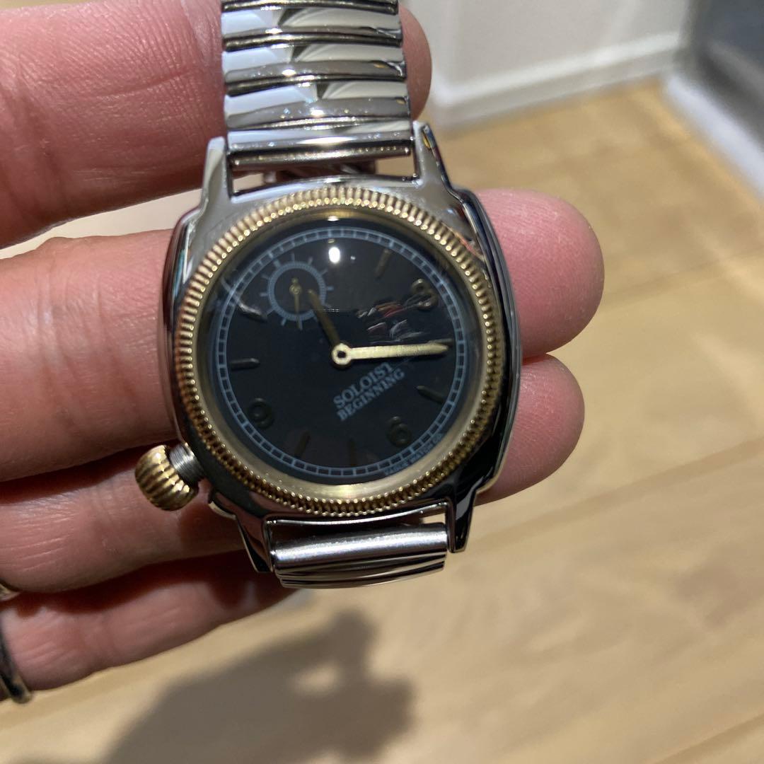 ソロイスト×ヴァーグウォッチ　時計　ブラック