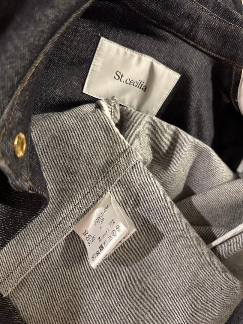 ガーリッシュ　girlish セントセシリア　ランタンデニムジャケット