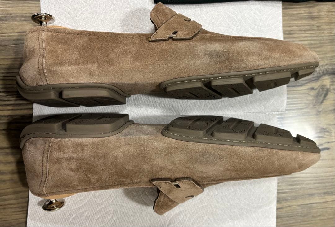 ベルルッティ　ロレンツォ　スエードローファー　サイズ9 28.5cm