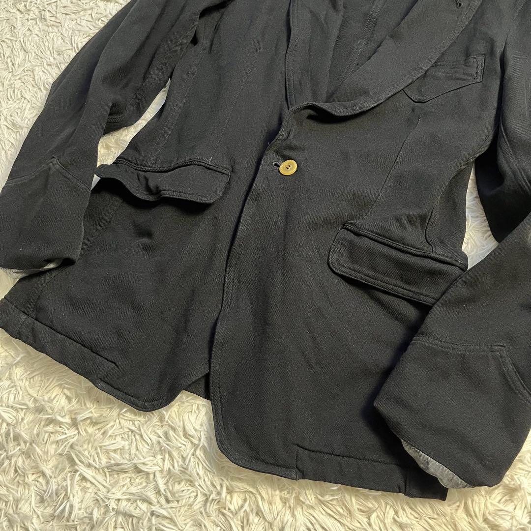 コムデギャルソンオムプリュス　garcon plus 黒ジャケット　ポリ縮絨