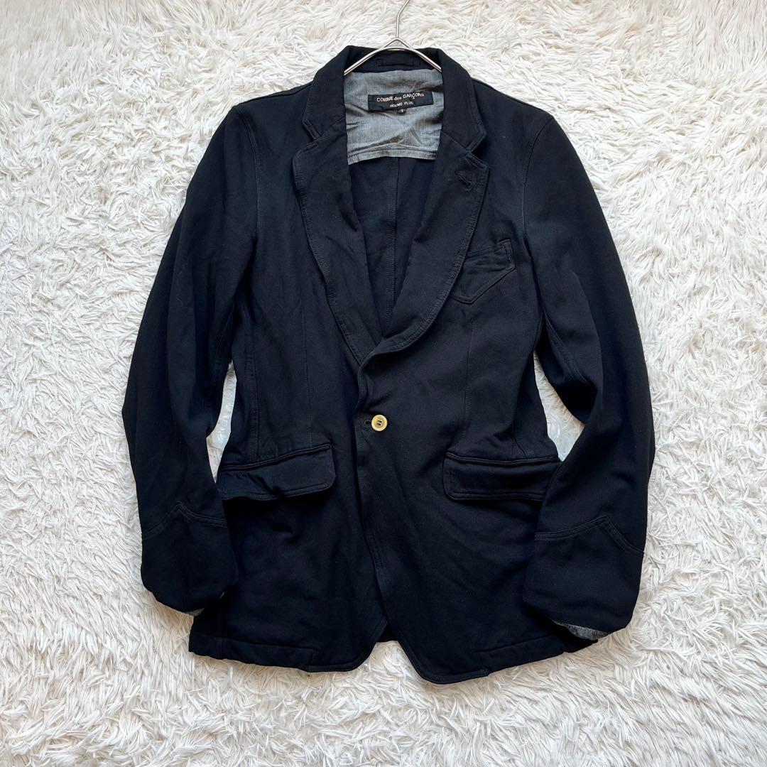コムデギャルソンオムプリュス　garcon plus 黒ジャケット　ポリ縮絨