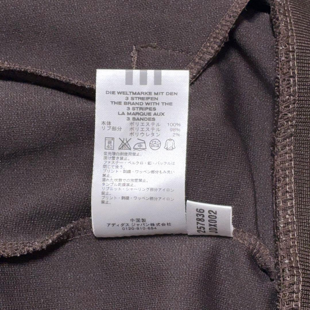 アディダス トラックジャケット ジャージ クレイジーパターン ブラウン サイズO