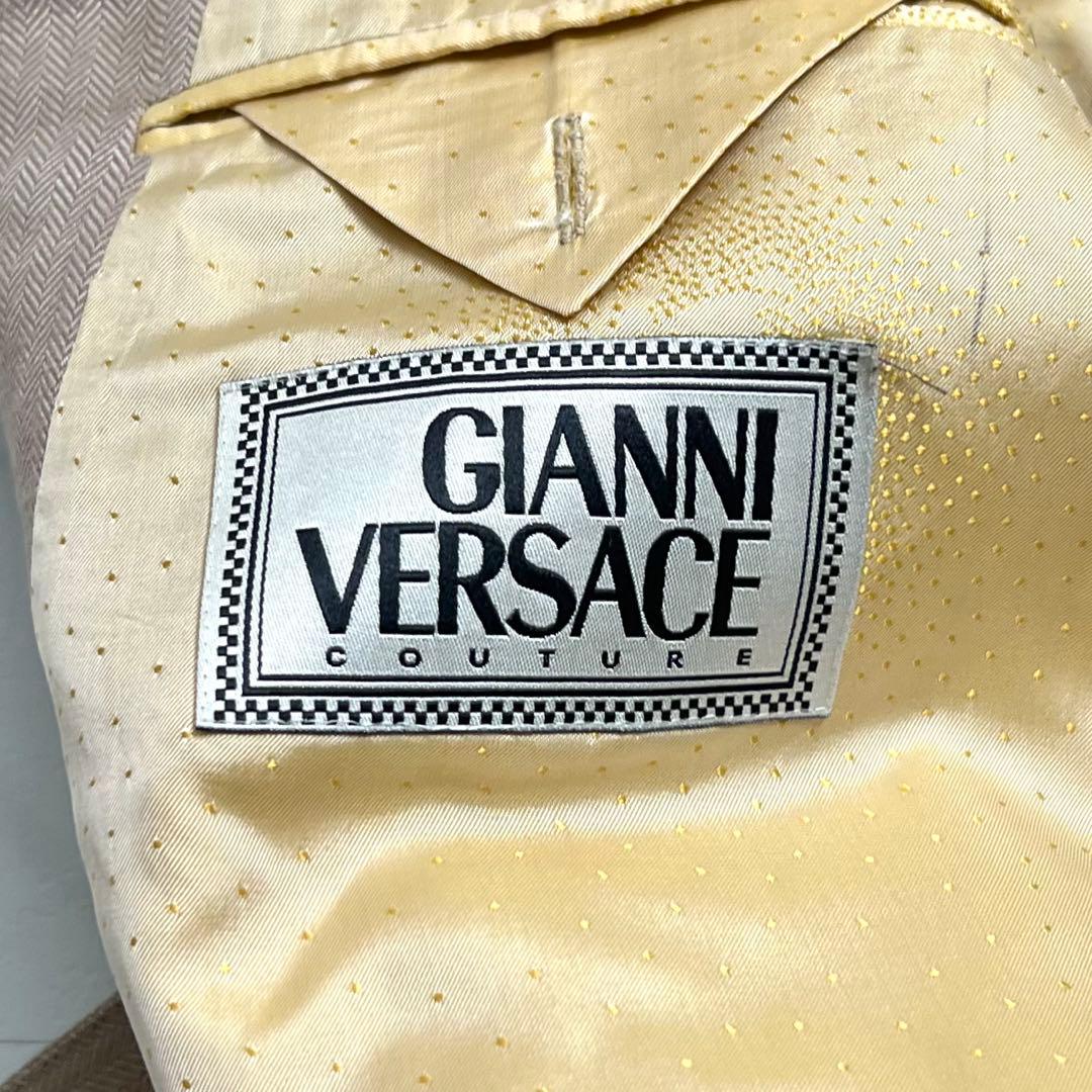 入手困難✨ ジャンニヴェルサーチ スーツ セットアップ ダブルブレスト 茶色系