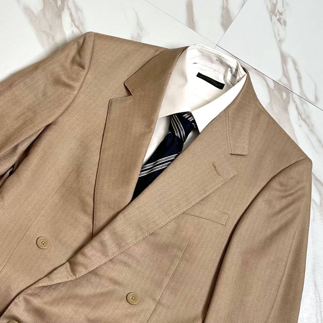 入手困難✨ ジャンニヴェルサーチ スーツ セットアップ ダブルブレスト 茶色系