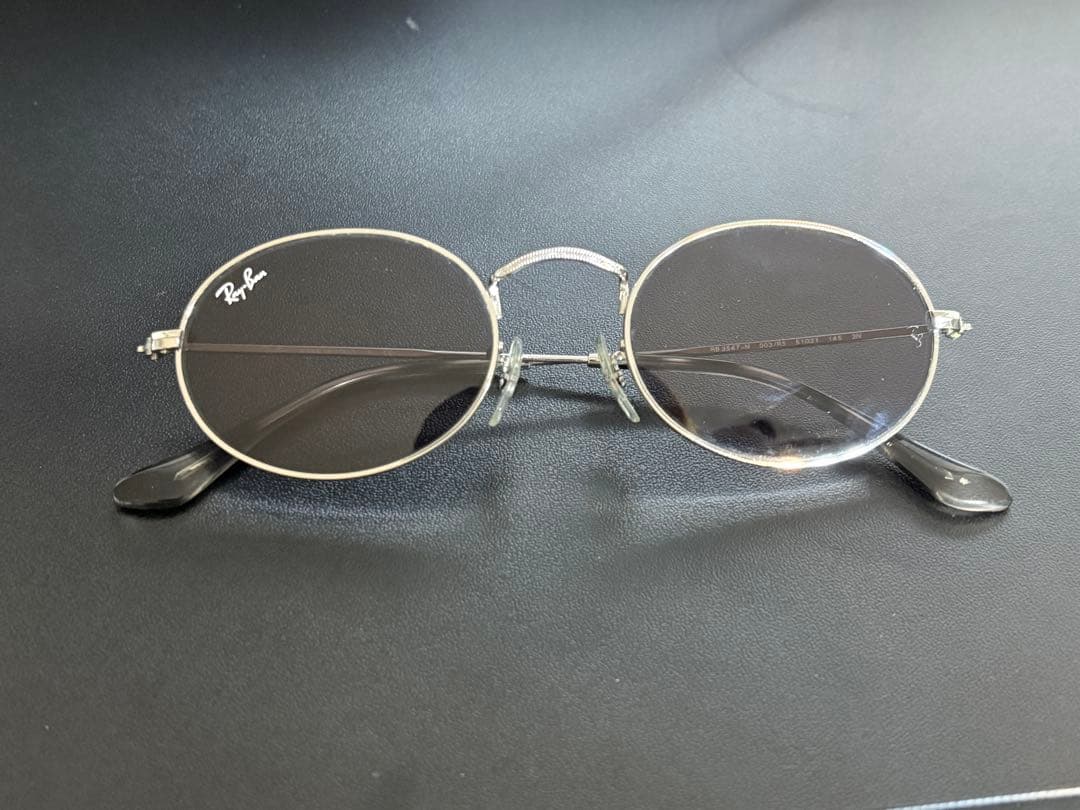 Ray-Ban シルバーオーバルサングラス