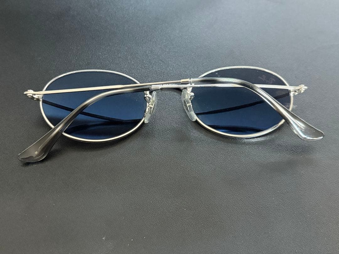 Ray-Ban シルバーオーバルサングラス