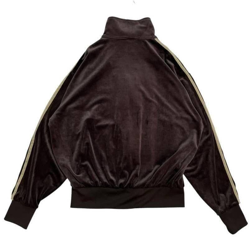 2741_1 adidas ファイヤーバード トラックトップ ベロア ブラウン