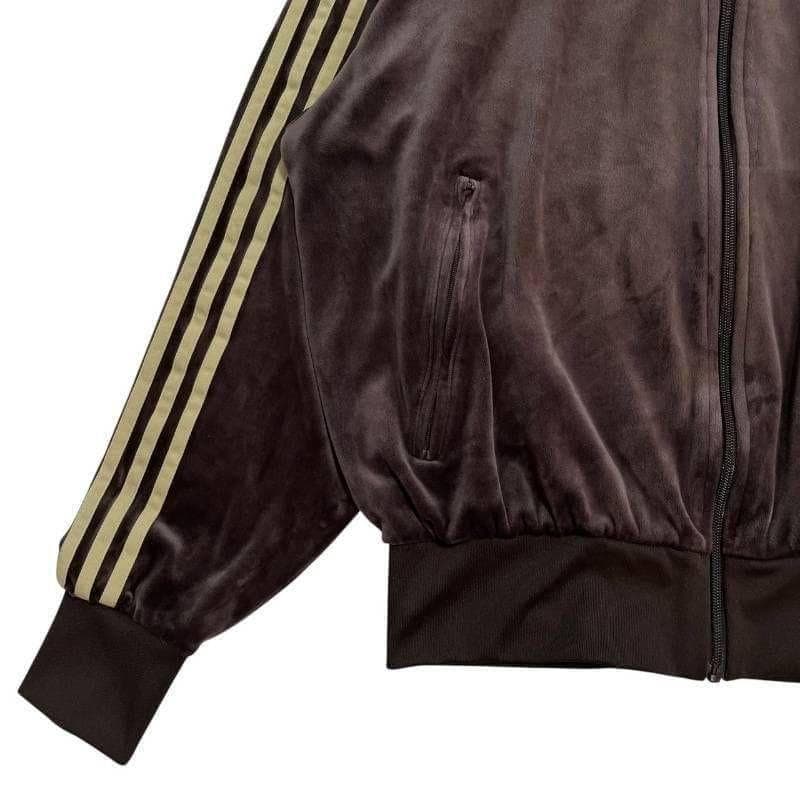 2741_1 adidas ファイヤーバード トラックトップ ベロア ブラウン