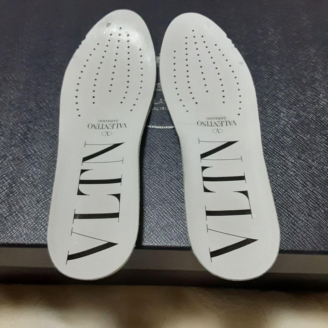 正規品 美品 VALENTINO スニーカー VLTN 厚底 ホワイト/ベージュ
