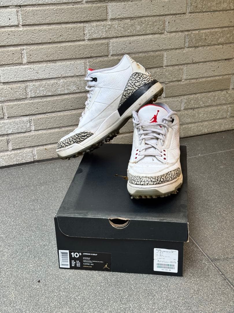 【レア】AIR JORDAN 3 GOLF 28.5cm ゴルフシューズ